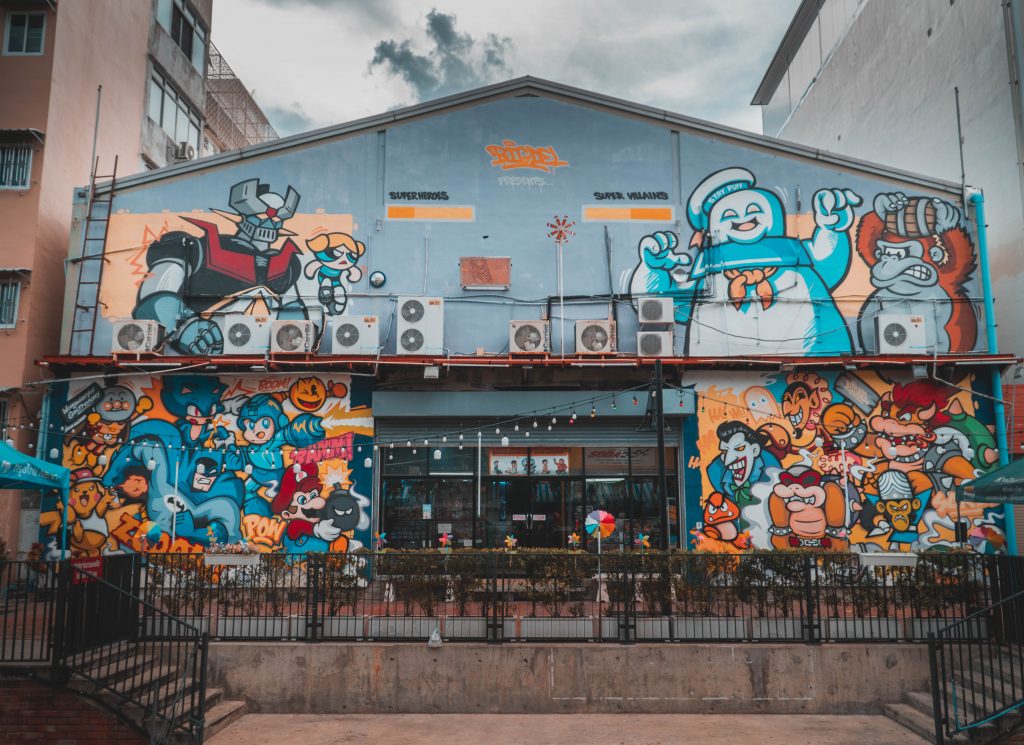 Ong Ang Street mural