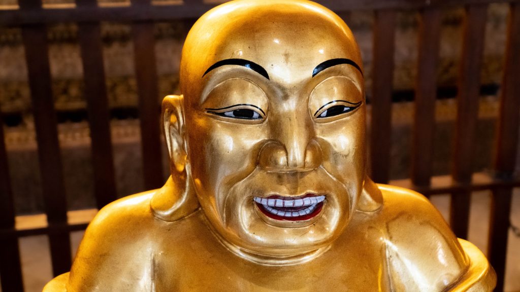 Złoty Budda Świątynia leżącego buddy